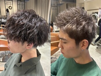 リリー(Lily)の写真/【岐阜・正木】"フェードカット"から"ツイストスパイラルパーマ"まで《Lily》にお任せ◎最旬のスタイルへ♪