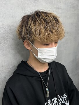 ネクスト 静岡店(NEXT) NEXT静岡　前下がり　ブリーチパーマ