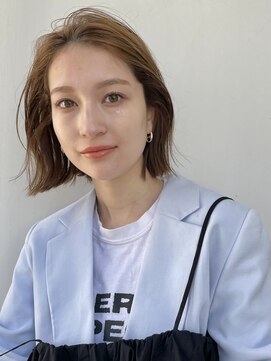 ベル 銀座5丁目店(Belle) 結べる長さの切りっぱなしボブ【銀座】