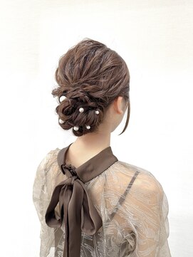 エイムヘアメイク 舟入店 アップヘアアレンジ