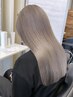 ケアブリーチ2回+カットカラー+フル補強TR【ムラ・黒染めの方もこちら！】