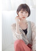 20代30代40代/ナチュラルカラー/ひし形ショートボブ