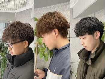 グリードヘア(GREED HAIR)の写真/【眼鏡橋近く】ONもOFFもカッコよく♪人気のパーマスタイルから垢抜けスタイルまでお任せ☆