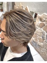 ヘアリゾートエーアイ 新宿西口店(hair resort Ai)&nbsp;メンズバレイヤージュシャドールーツ刈り上げセンターパート新宿