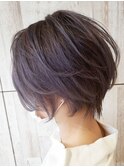 『lavender short』似合わせカット×ダブルカラー