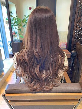 ヘアリゾート粋 ティガ 池袋店(tiga) 髪質改善/艶髪/巻き髪ロング/透明感ブラウン