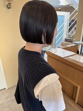 ルシュカイチマルニ(Rasca102) Rasca◆丸みボブ/ミニボブ/オリーブカラー