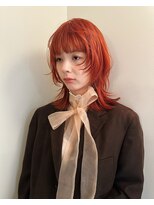 ユー(yew)&nbsp;オレンジブラウン/アプリコットオレンジ/ブリーチカラー