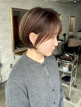 バーチョ(bacio) 20代30代40代◎小顔骨格矯正ショート【麻生/札幌ショート/白髪】