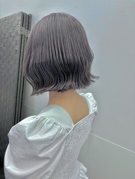 ケンジ ツルヤチョウ(KENJE tsuruyacho) グレージュ/ボブ/艶髪/暗髪