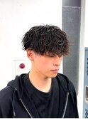波巻きスパイラル/メンズカット/メンズ/メンズサロン/波巻き