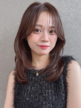 ロンド メリー 大宮(Lond merry) ミディアムレイヤーカット/レイヤー/顔周り/韓国/髪質改善/大宮