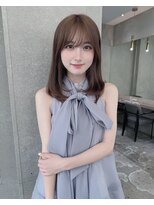 ロンドリゼル 札幌(Lond RiseL) オリーブグレー/韓国風巻き/レイヤーカット/くすみベージュ/札幌