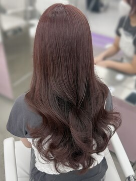 エヌアイ オモテサンドウ(ni omotesando) ☆ツヤ感たっぷりピンクラベンダーカラー☆