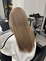 ナンバー 竪町(number+)&nbsp;透明感抜群♪ダブルカラーブリーチミルクティーベージュ