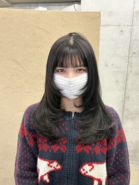 【NAGOMI指名】ダークグレージュ×ざくざくレイヤー