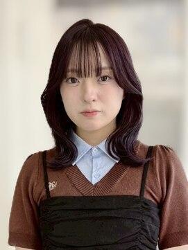 ブリーチなしカラー/ラベンダーカラー