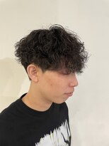 ニアウ 伊勢崎連取店(Niau)&nbsp;メンズマッシュ波巻きスパイラルパーマメンズパーマ