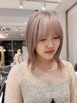 スタン 渋谷(Stam)&nbsp;ミルクティーベージュ/ケアブリーチ/ハイトーンレイヤー/渋谷