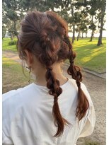 リタ 枚方(Rita)&nbsp;春イメチェン◎編み込みツインヘアセットで華やか