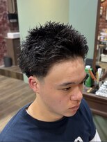 ラッドクルー バーバー ショップ(RADCREW BARBER SHOP)&nbsp;スパイキーショート/テーパーフェード