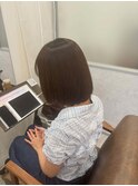 縮毛矯正×乾かしただけボブ【辻堂】