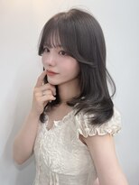 ボタン ハカタ(VOTAN hakata) 博多美容室/グレージュカラー/ワンホンレイヤー/韓国ヘア