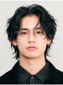  銀座シャドウパーマニュアンスパーマツーブロックメンズパーマ 