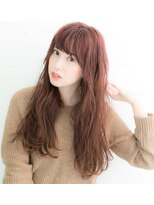 アピッシュ シーナ 海老名店(apish ciena)&nbsp;＊愛されピンクカラー♪万能ラフセミロング☆