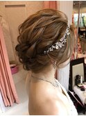 ブライダルヘアーセット☆