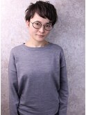 ショートヘア　福山市　人気　グレージュカラー　Ｃａａｒｙ♪