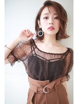 オーバーヘアー 枚方店(over hair)&nbsp;【La fith】 トレンド☆モード切りっぱなしボブ