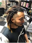 メンズナチュラルグラデーションドレッド