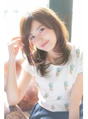 グリーンアッシュインナーカラー　焼津/髪質改善/縮毛矯正/美髪