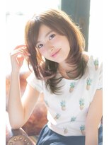 美容室フルール&nbsp;グリーンアッシュインナーカラー　焼津/髪質改善/縮毛矯正/美髪