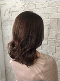 ゆるふわ巻き 透明感カラー 艶髪