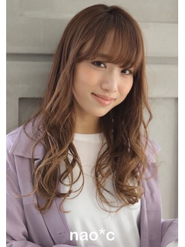 ナオシ トレス 富雄店(nao*c tres) ゆるふわウェーブ大人可愛いベージュカラー☆