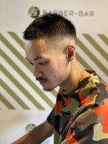 バーバーバー アカバネ(BARBER-BAR AKABANE)&nbsp;BARBER-BARで夏のフェードスタイル