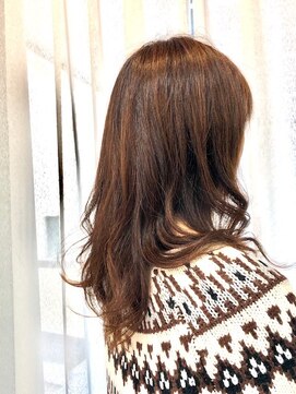 クオリス 上福岡店(QUALIS) くびれヘア/ウルフレイヤー/無造作パーマ/デジタルパーマ/暖色系