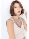 カーキメルティカラーニュアンスストカールY越谷30代40代50代