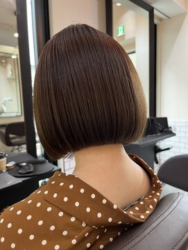 サロンドミルク 溝の口店(salon de MiLK) 20代30代40代/ボブ/ミニボブ/ベージュカラー［溝の口］