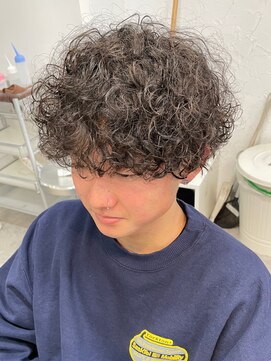 フィフス 原宿(fifth) プードルパーマ刈り上げマッシュツイストスパイラルパーマウルフ