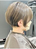 似合わせカット×ブリーチ無しダブルカラー×透明感◎