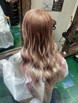 アーティカル(ARTICAL) #プルエクステ #ハイトーンロング#ピンク#韓国