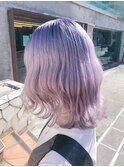 斜めバング/シルキーベージュ/ブラントカット[国分寺駅]