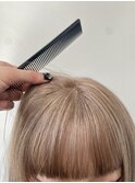 ブリーチ2回　ブロンドベージュ　stylist聖斗