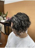 波打ちスパイラルセンターパート&ハイライト