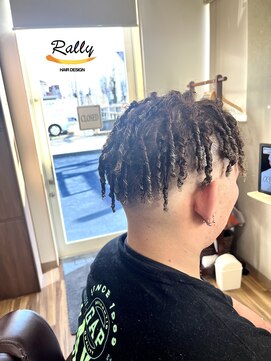 ラリー(Rally) スキンフェード針金スパイラルパーマ