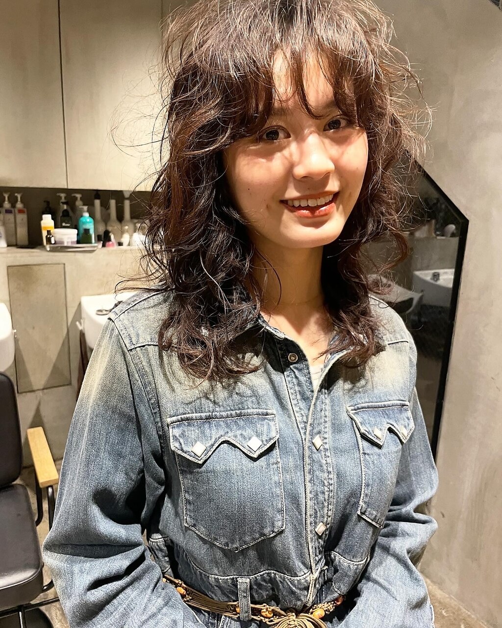 bibito 大人の昭和ネオソバージュ くるくるデジタルパーマ：L205314341