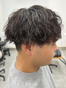 フゥ 宇都宮(FeU) 波巻きパーマツイストスパイラルパーマメンズマッシュパーマ